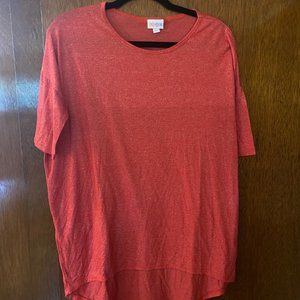 Women's Tunic, Lularoe, Size xs, soft red